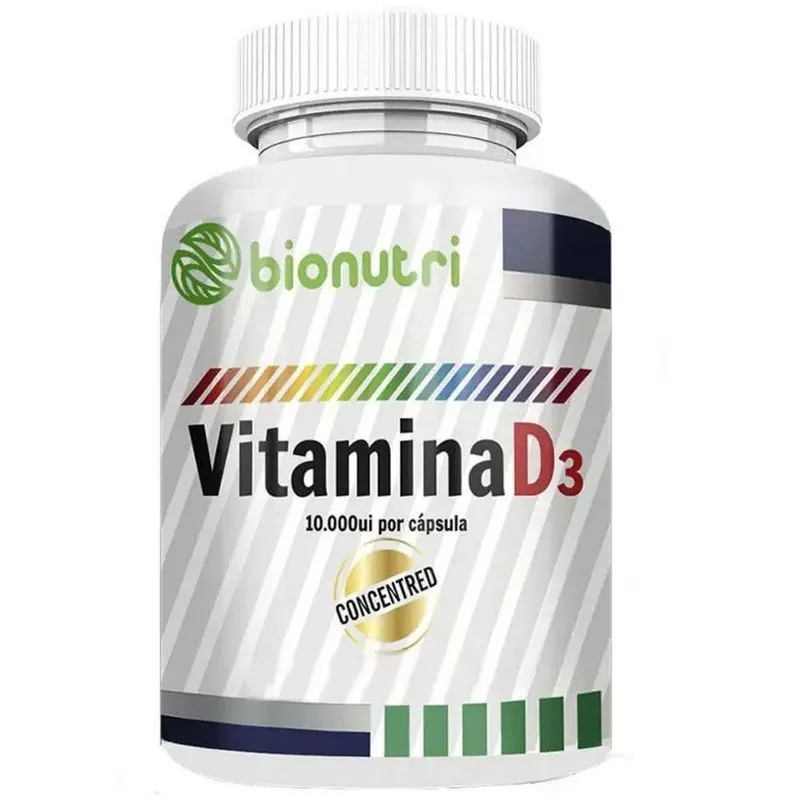 Vitamina D3 10.000ui - (60 Capsulas) - Bionutri
