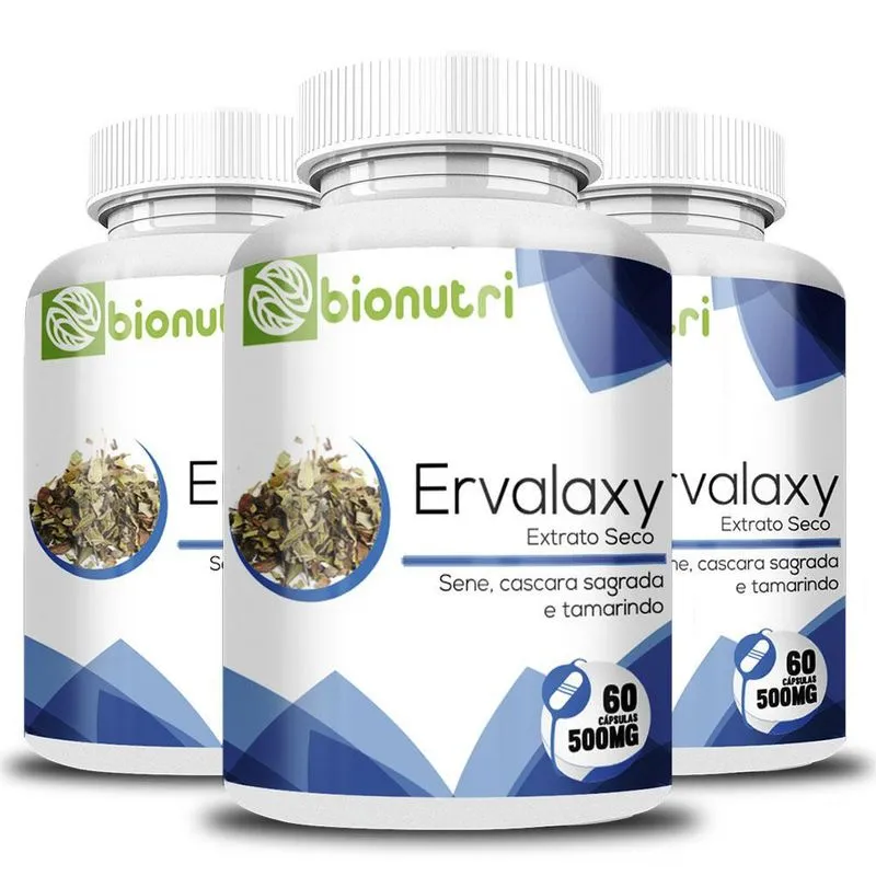 Ervalaxy Natural 60 Cápsulas - 3x Unidades