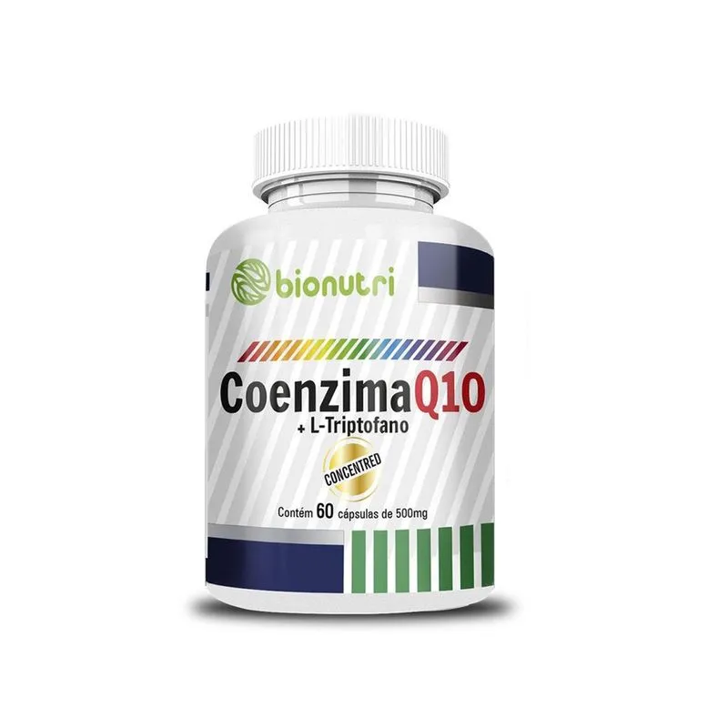 Coenzima Q10 + L-Triptofano 60 Cápsulas 1X Unidade