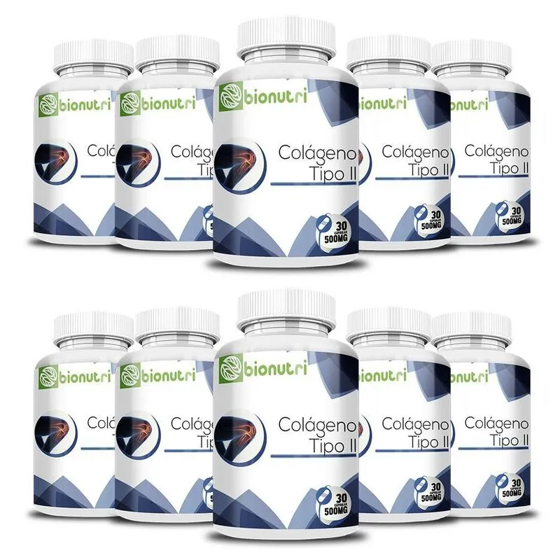 Colágeno Tipo 2 30 Cápsulas 500mg Bionutri