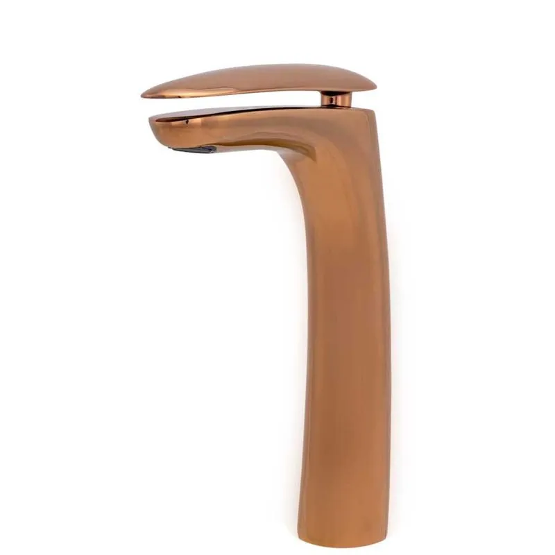 Torneira Monocomando Alta para Banheiro (Fuji Rosé Gold)