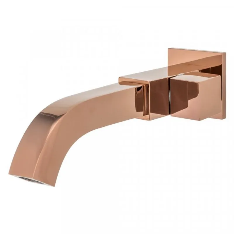 Torneira de Parede para Banheiro Bela Metais Rosé Gold