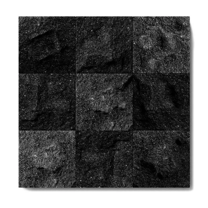 Pedra Hitam Bruta 10cmx10cm M² Bege