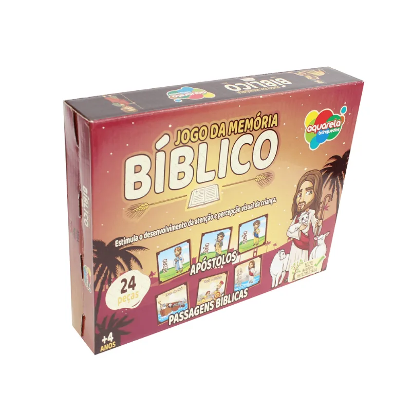 BRINQUEDO EDUC JOGO DA MEMORIA BIBLICO R.155 ÚNICA