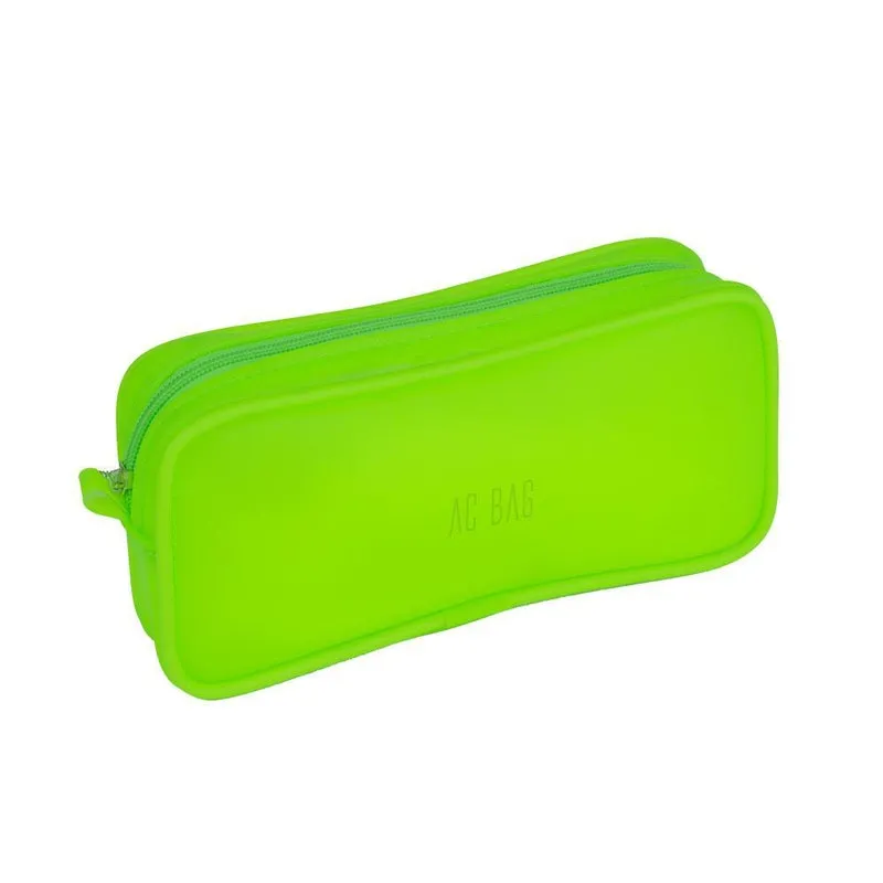 Estojo Silicone Liso Verde Limão