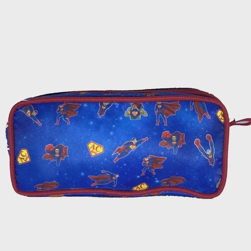 Estojo simples escolar Superman Ac Bag