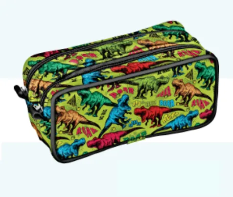 Estojo 2 Div. - Dinossauros - AC Bag