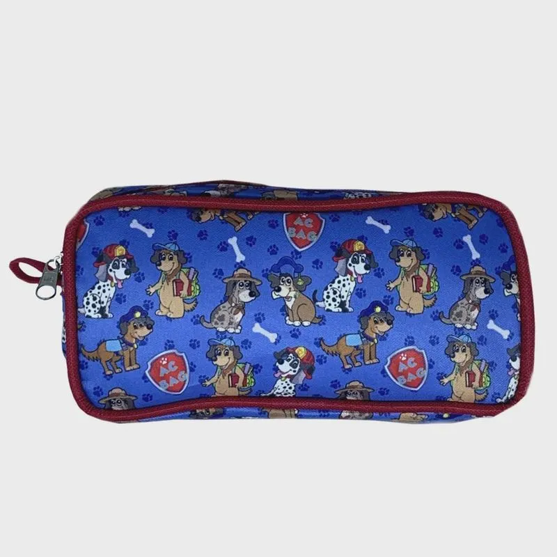 Estojo triplo escolar Cachorrinhos Ac Bag