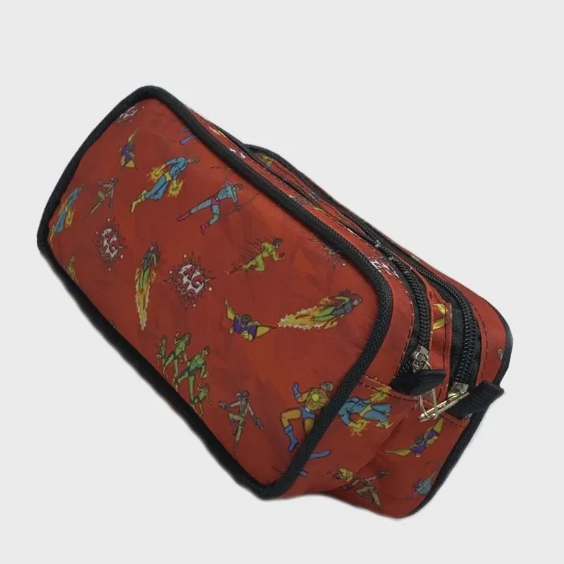 Estojo duplo escolar Super Heróis Ac Bag