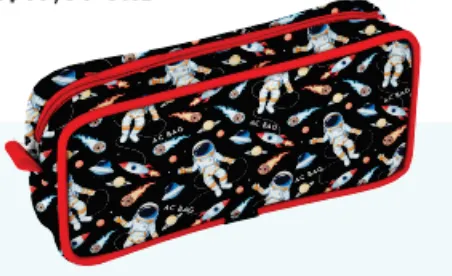 Estojo 1 Div. - Astronauta - Ac Bag