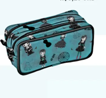Estojo 2 Div. - Wandinha - Ac Bag
