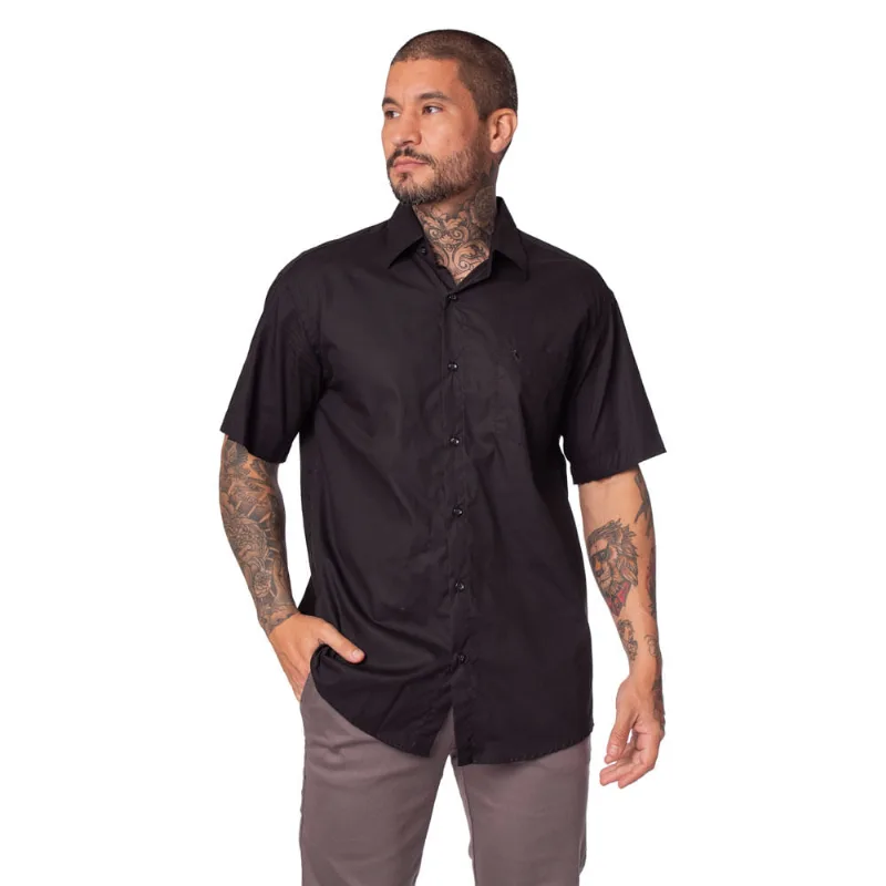 Camisa Masculina Amil Clássica Angra Preto - 4