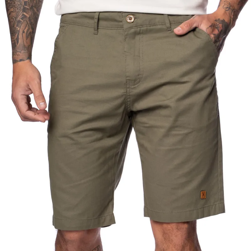 Bermuda de Sarja Masculina Amil Verde - 50