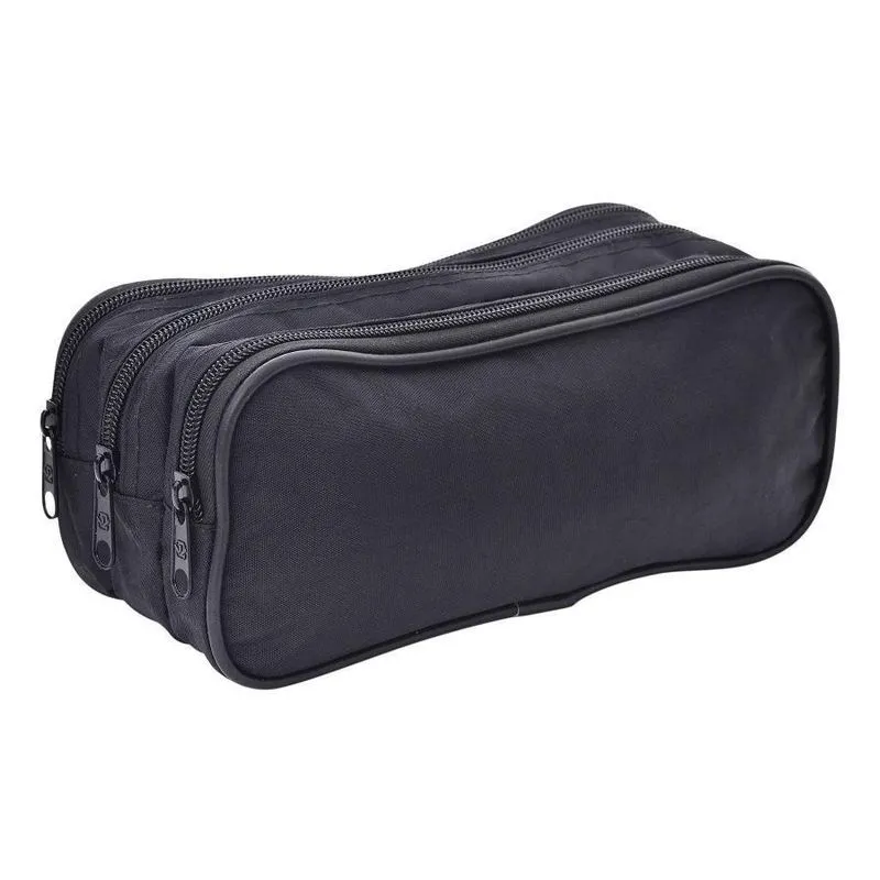 Estojo Multiuso All Black Triple Nylon 21X9X11Cm