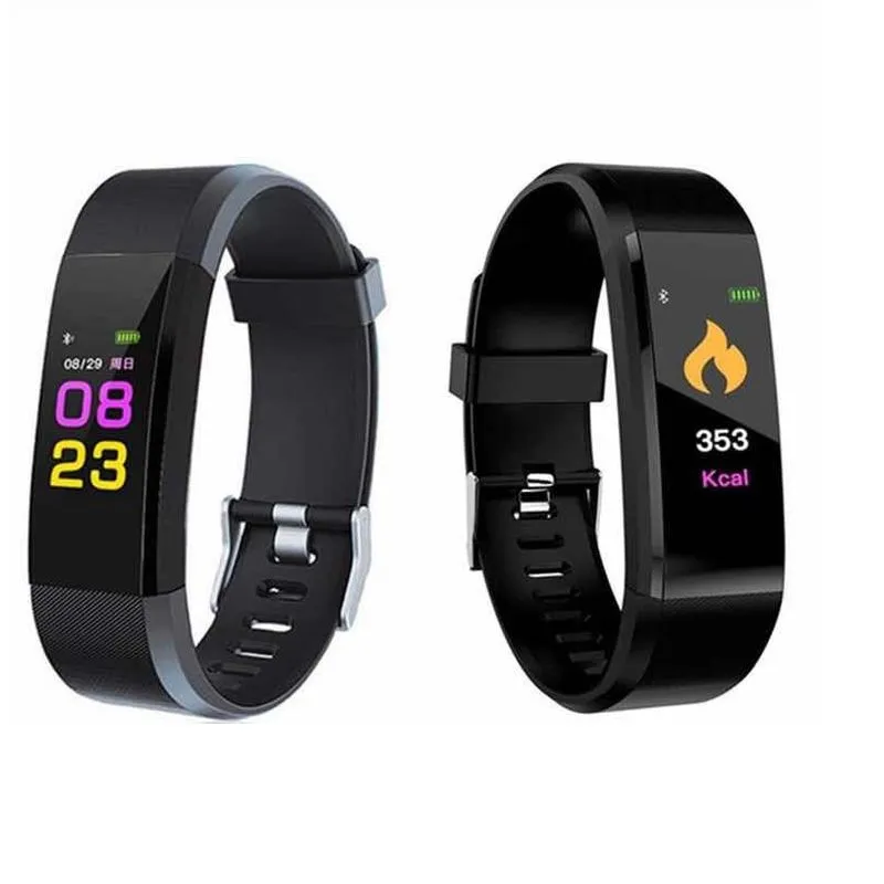 Smartband Pressão Arterial Smartwatches Fit Gear Preto