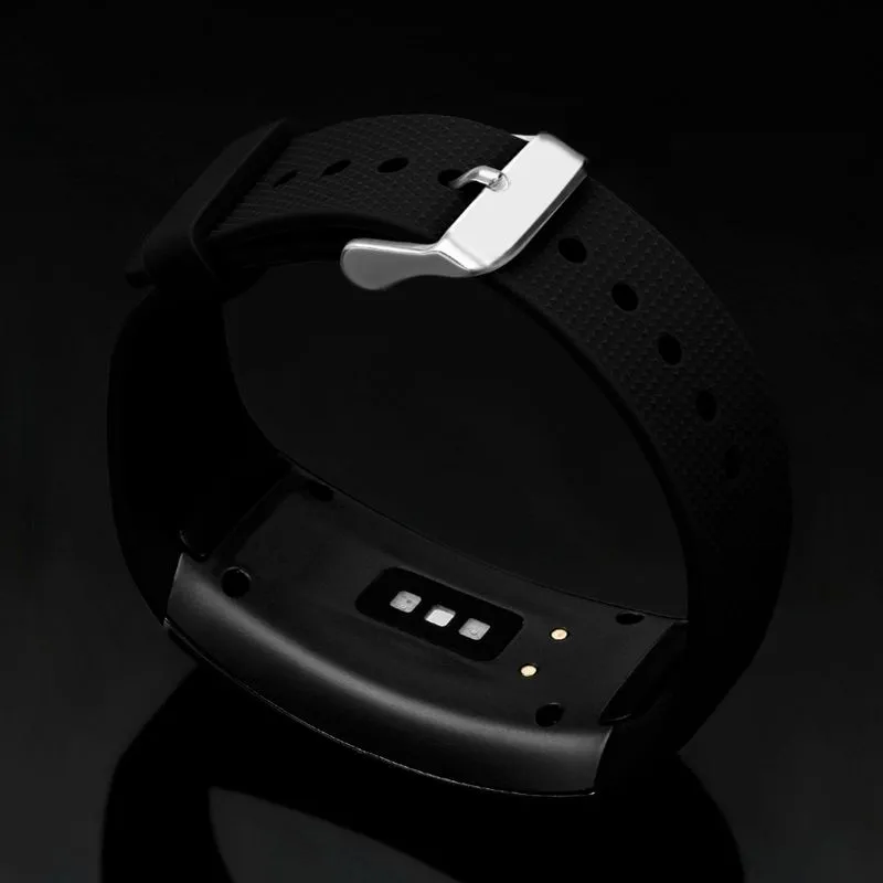 Pulseira Para Samsumg Gear Fit 2 Sm-R360 Pro R365 Preto Nfe