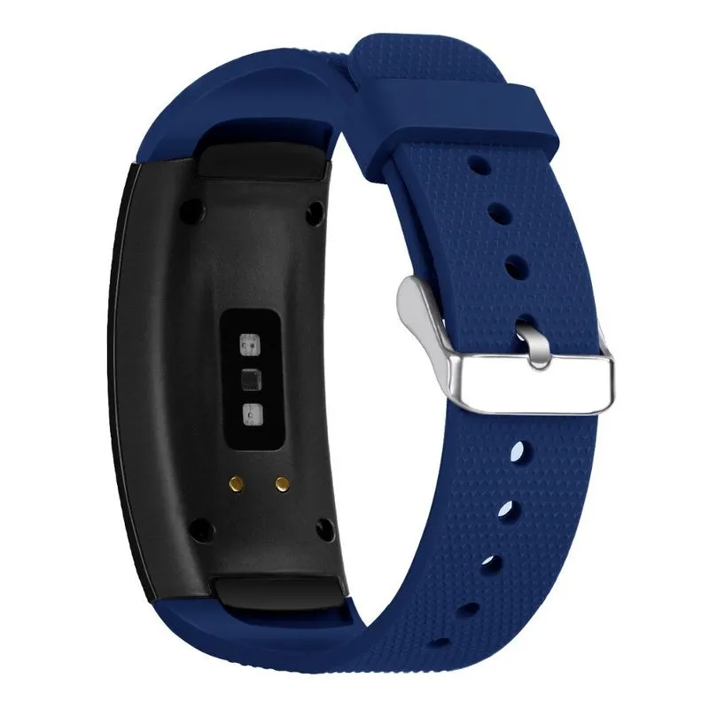 Pulseira Para Gear Fit 2 Sm-R360 Pro R365 Azul-Marinho Nfe