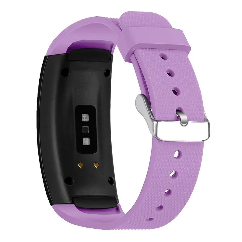 Pulseira Para Gear Fit 2 Sm-R360 Pro R365 Lilás Nfe