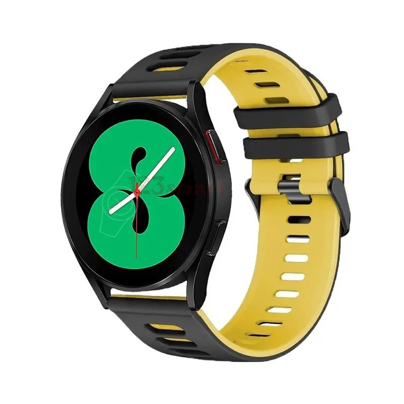 Pulseira de Silicone Esportiva para Galaxy Watch 4 - Preto