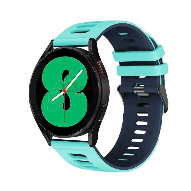 Pulseira Silicone Esportiva para Galaxy Watch 4 - Verde Água