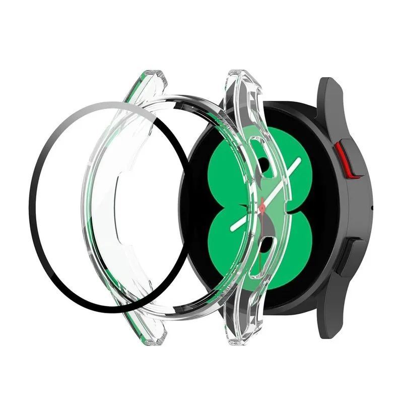 Capa Case Película Vidro p/ Galaxy Watch4 44Mm R870 -Incolor