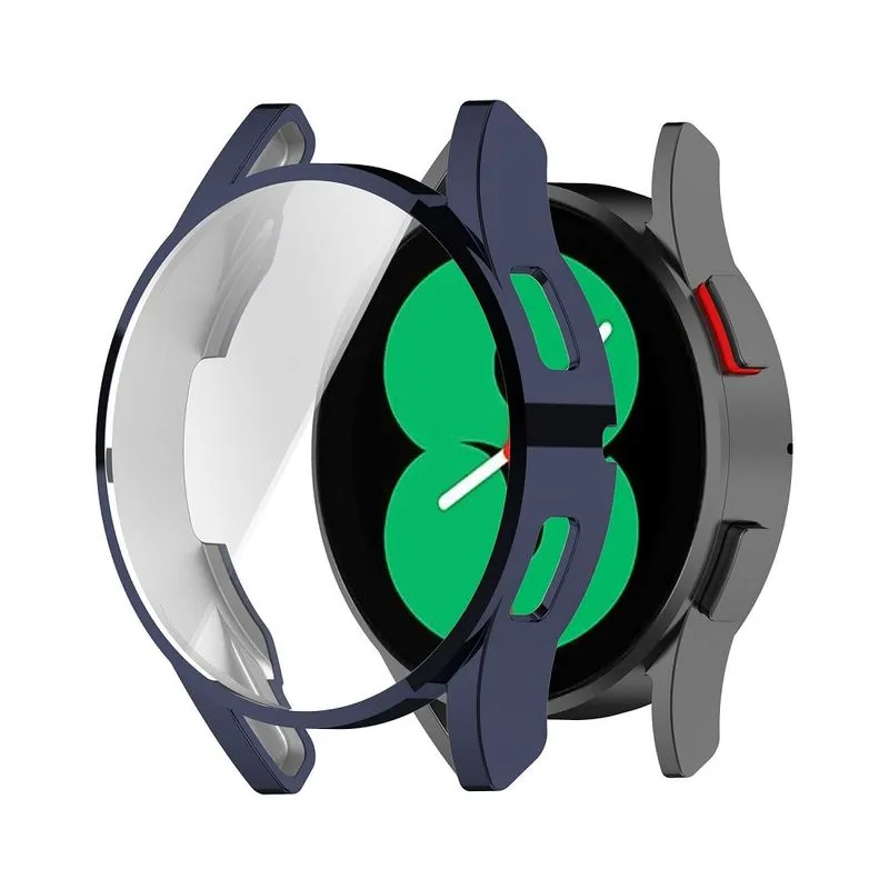 Capa Case Bumper De Silicone P/ Galaxy Watch 4 40mm - Azul