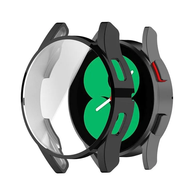 Capa Case Bumper De Silicone Para Galaxy Watch 4 44mm Preto