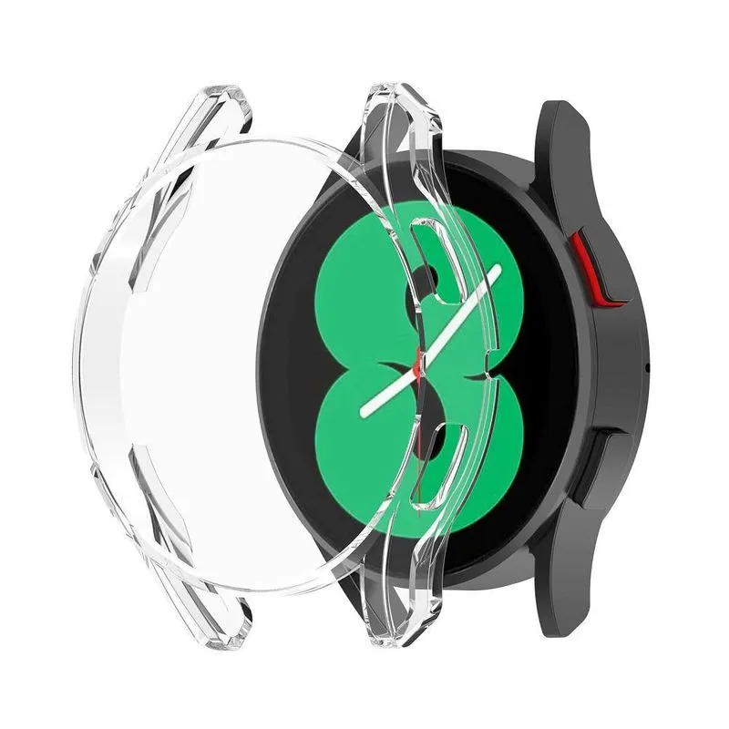 Capa Case De Silicone Para Galaxy Watch 4 44mm Transparente