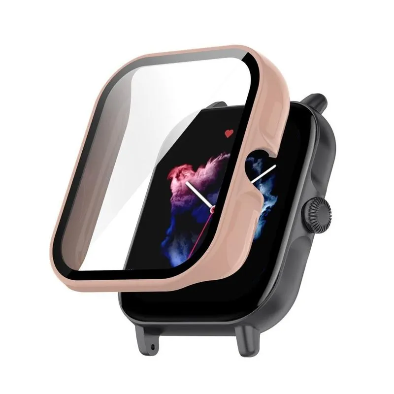 Capa Case Com Película De Vidro Para Gts3 Gts 3 - Rosa