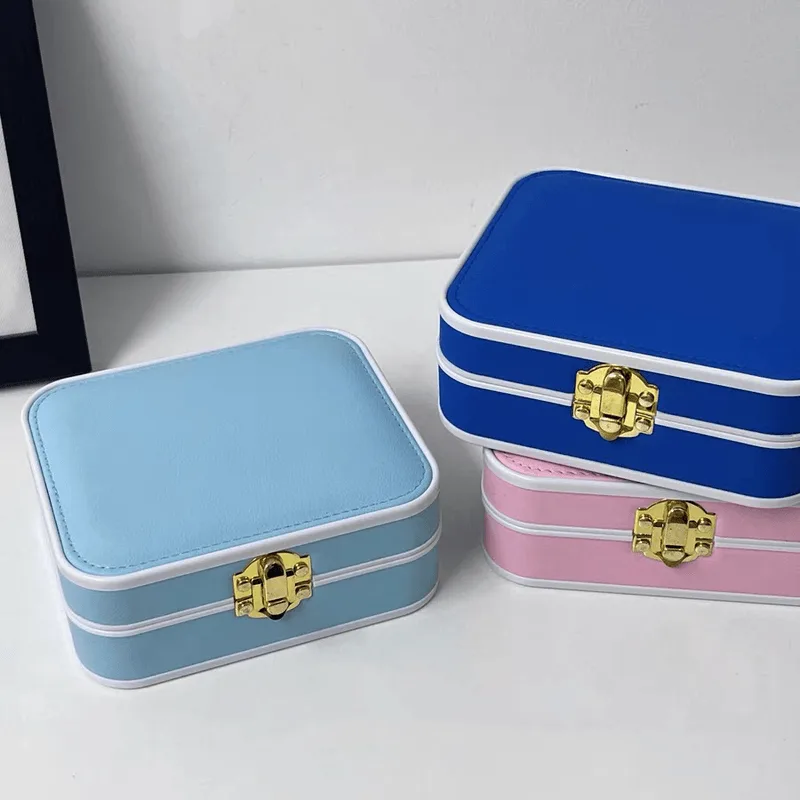 Porta Jóia De Bolsa Para Viagem Bolsa De Armazenamento Colar Brinco Anéis Portátil