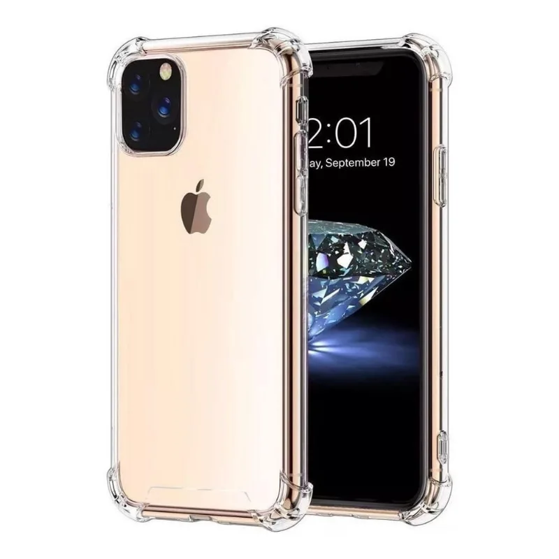 Capa transparente de tpu Borda Anti-Impacto - IPhone 11 Pro Max (6,5) - QC64QWPJT