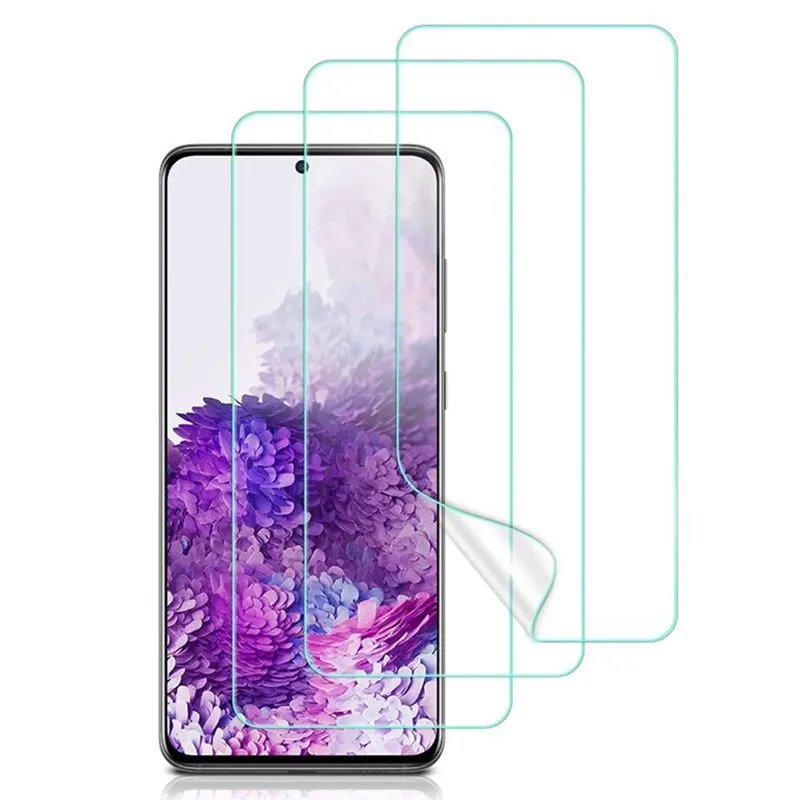 Kit 3x Películas Gel para Samsung Galaxy S20 Plus + Kit Aplicação