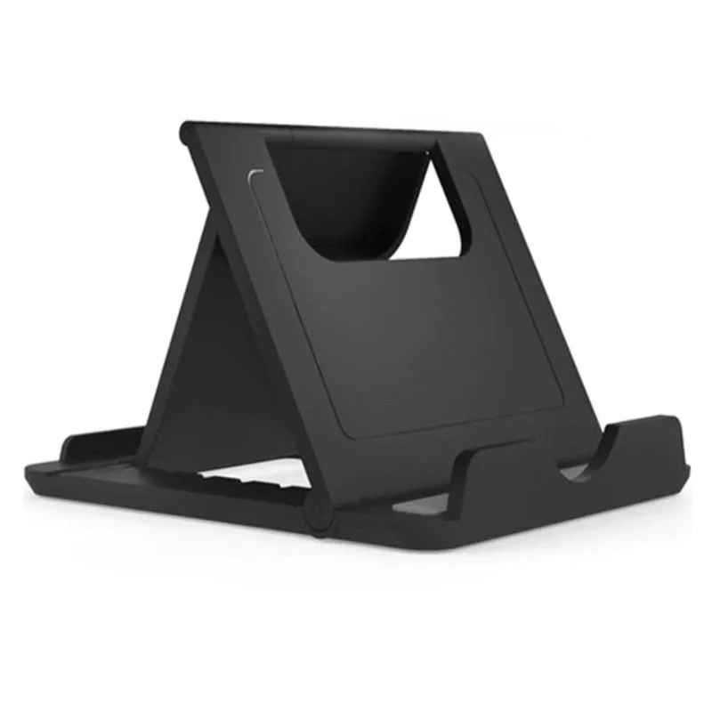 Suporte Dock Mesa Celular iPad Regulável - Preto