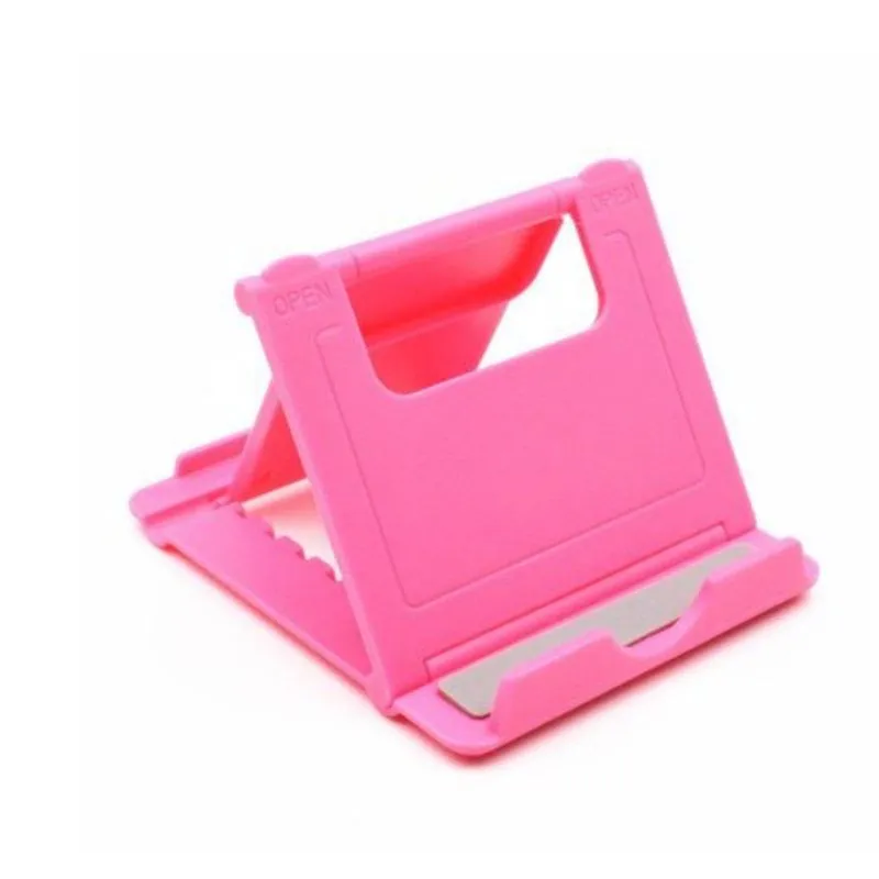 Suporte Dock Mesa Celular iPad Regulável - Rosa