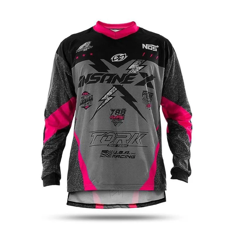 Camisa Motocross Insane X Rosa Xgg