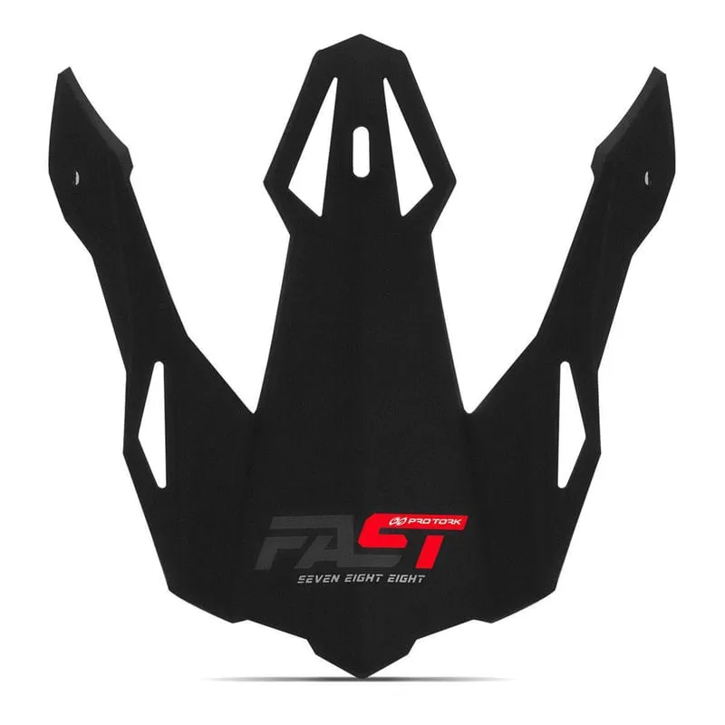 Pala Capacete Pro Tork Fast 788 Solid Vermelho