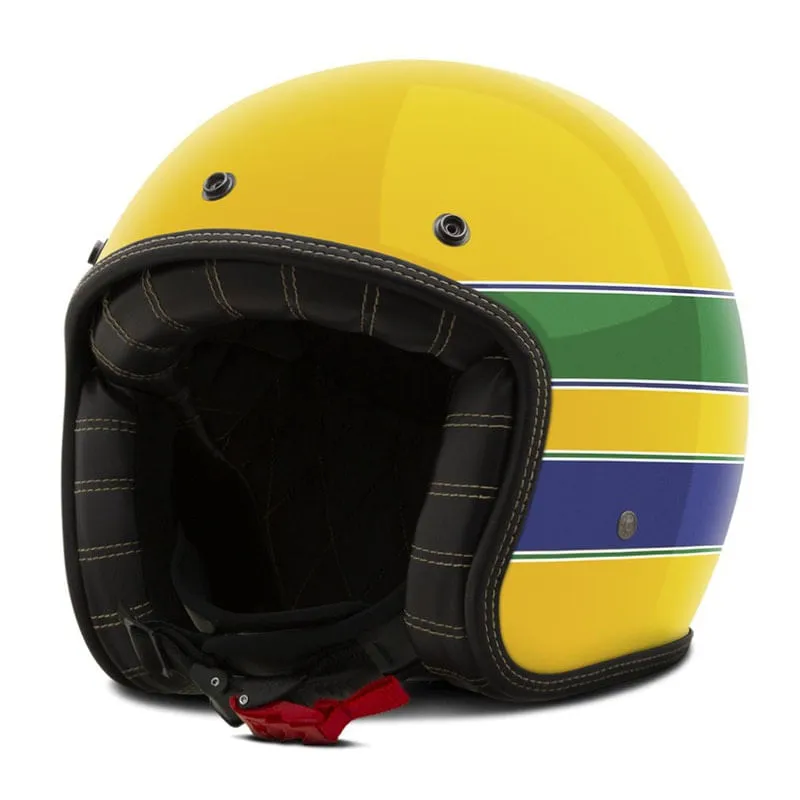 Capacete Custom Etceter Brasil Amarelo 56