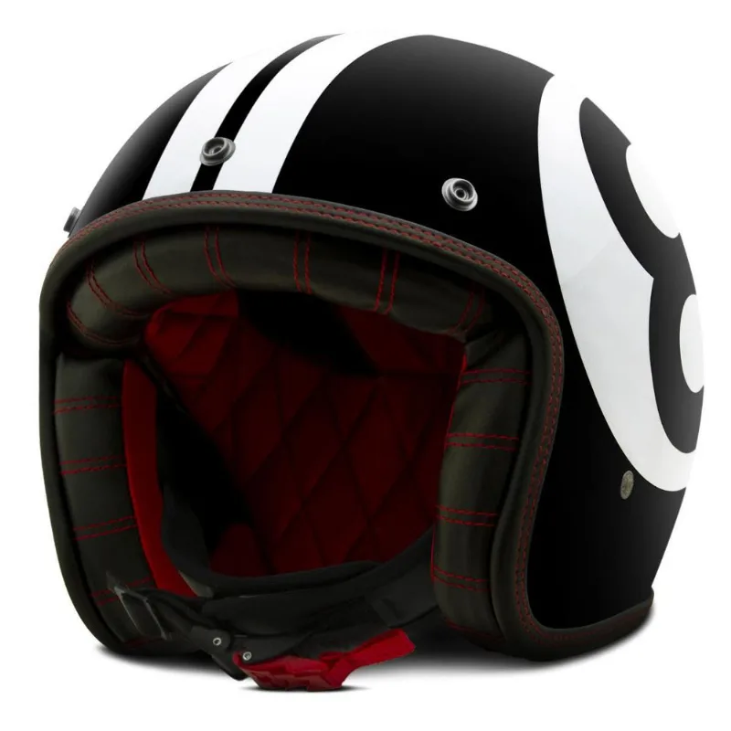 Capacete Etceter Custom Snooker Fosco Preto 56