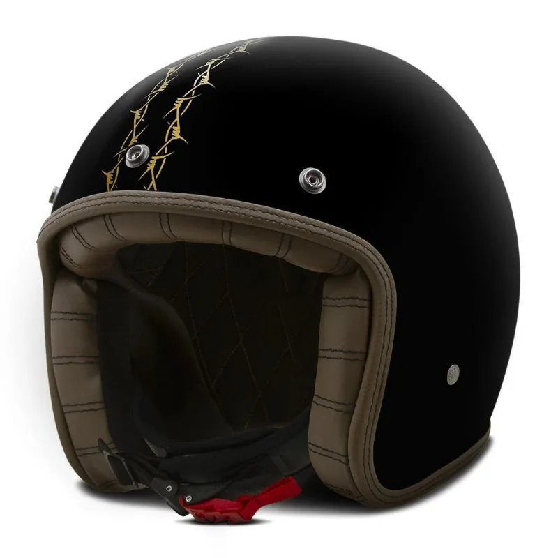 Capacete Custom Etceter Sanctus Fosco Preto 60