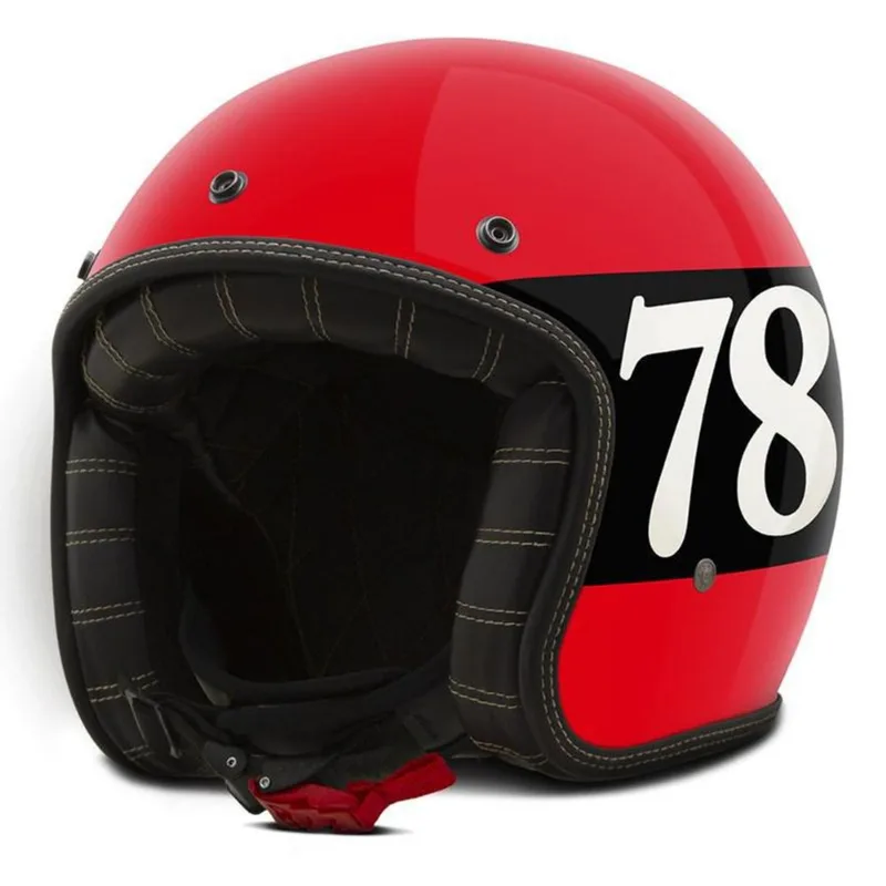 Capacete Custom Etceter Seven Eight Preto 60