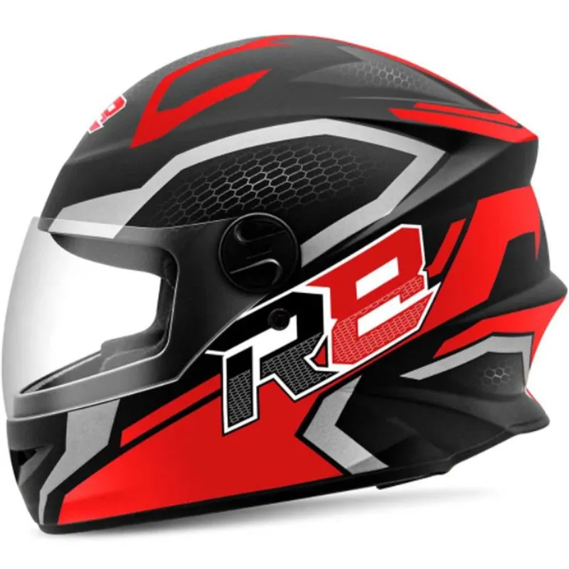 Capacete Pro Tork R8 Air Fosco Vermelho Preto 56