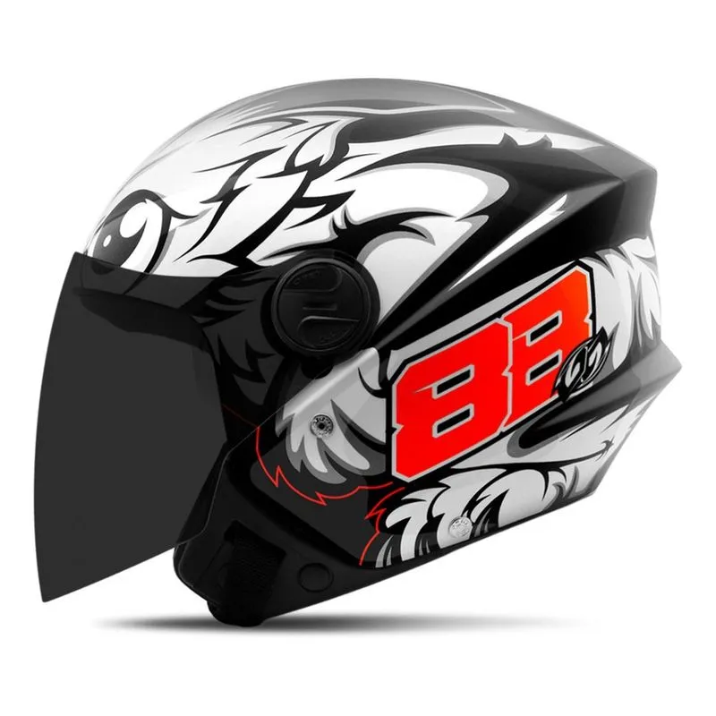 Capacete Para Moto Pro Tork New Liberty 3 Preto Gp88 Tam. 60