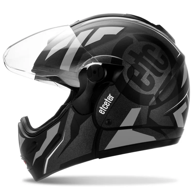Capacete Captiva Etceter Stronger Faster Cinza 60
