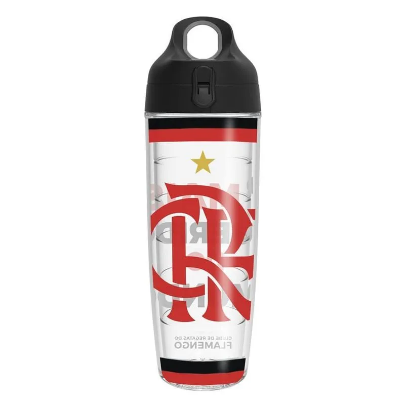 Garrafa Sports 600ml Tampa Preto Flamengo O Mais Querido
