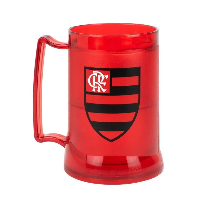 Caneca Gel Isolante Térmico 400ml - Flamengo