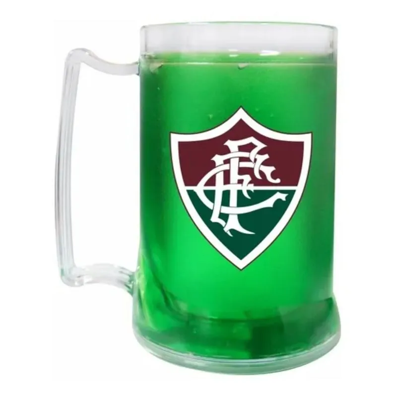 Caneca Fluminense Oficial Com Gel Congelante Térmico 400ml