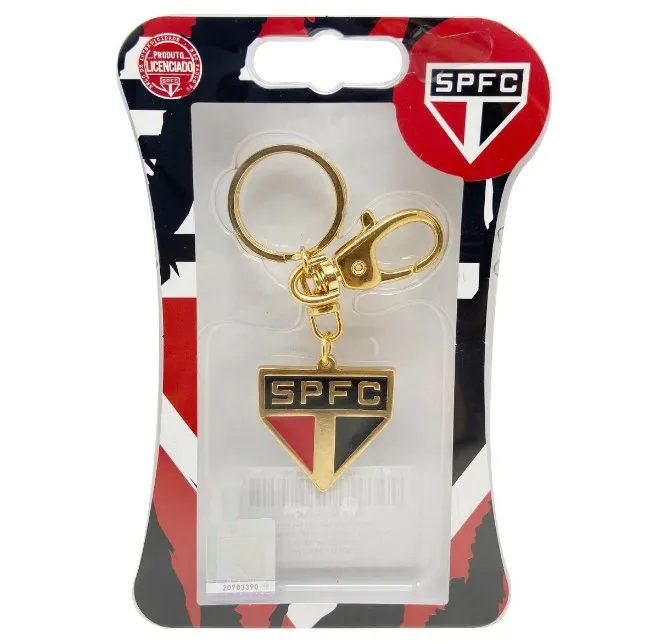 SPFC CHAV ESCUDO OURO - Manaia Presentes