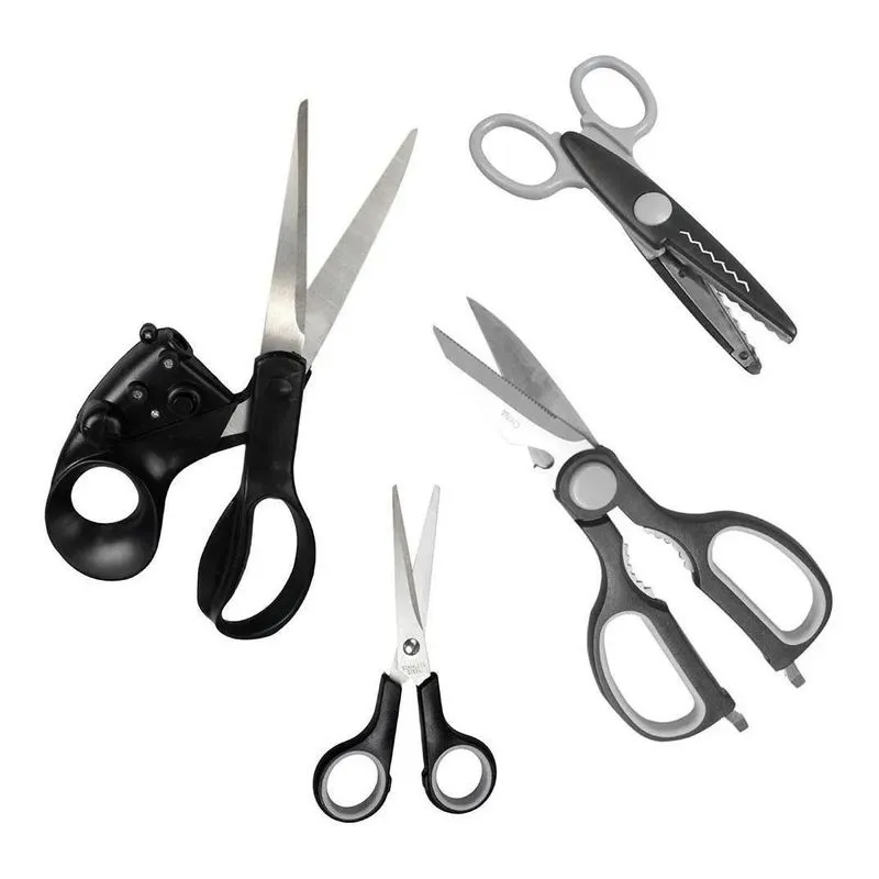 Kit De Tesoura Multi Uso Metal Titanium 4838