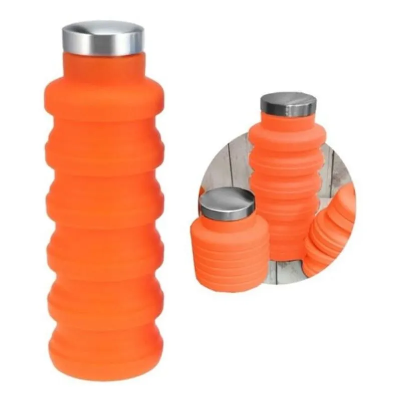 GARRAFA DE SILICONE RETRATIL 500ML 4508 BONO HOME