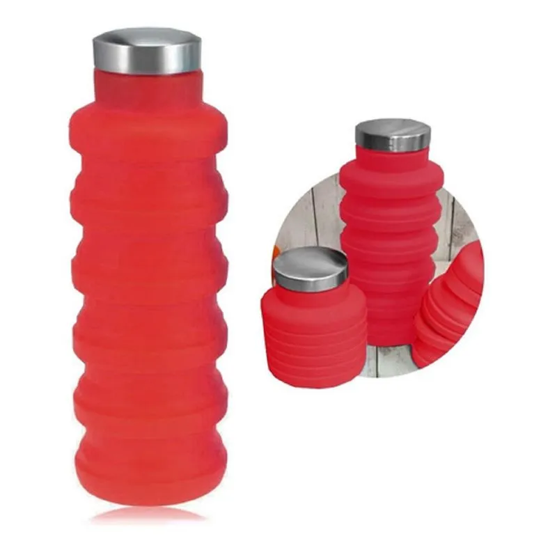 GARRAFA DE SILICONE RETRATIL 500ML 4508 BONO HOME